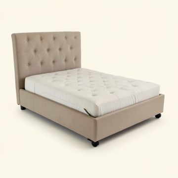 Colby Tufted Upholstered Platform Bed (synthetic illustration; no displayed measurements)