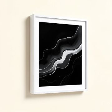 Abstract Ocean Drops Paint By Oliver Gal - Graphic Art Print (synthetic illustration; no displayed measurements)