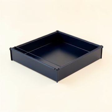 Clay Arc Empty Under-Desk Cable Tray (synthetic illustration; no displayed measurements)