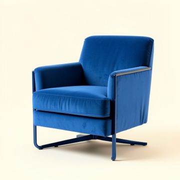 Joffe 33 '' Wide Velvet Swivel Armchair (synthetic illustration; no displayed measurements)