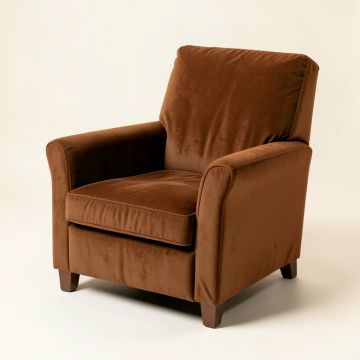 Einar 35.4 '' Wide Velvet Manual Standard Recliner (synthetic illustration; no displayed measurements)