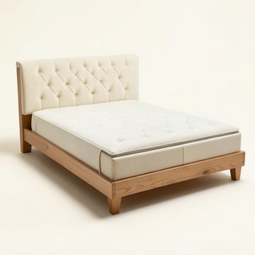 Ottman Tufted Upholstered Low Profile Platform Bed (synthetic illustration; no displayed measurements)