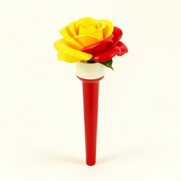 Arlmont & Co. Solar Powered Rose Flower Stake Lights Garden Yard Outdoor Waterproof Fairy Lamp White (synthetic illustration; no displayed measurements)