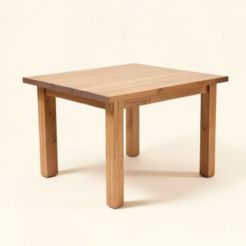 Prange Industrial Solid Wood Dining Table (synthetic illustration; no displayed measurements)