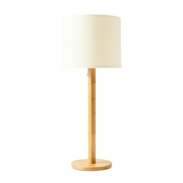 Briar Branch Floor Lamp With A Plain Fabric Shade - Ivory (synthetic illustration; no displayed measurements)