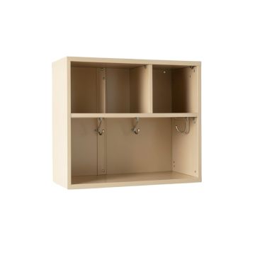 Ash Dell Wall-Mounted Entryway Organizer Shelf - Beige