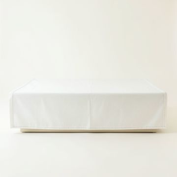 Cove Dale Flat Bed Sheet - White (synthetic illustration; no displayed measurements)