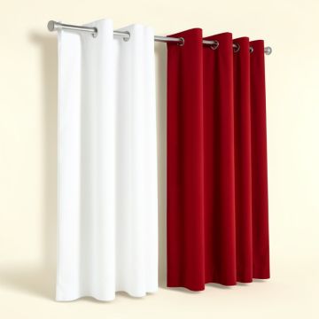 Doughton Solid Blackout Thermal Grommet Curtain Panels (synthetic illustration; no displayed measurements)