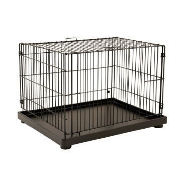 Holly Bridge Empty Furniture-Style Pet Crate - Black