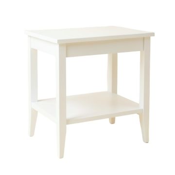 Moss Bluff Side Table - White