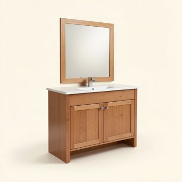 Chestnut 48 '' Single Bathroom Vanity Set (synthetic illustration; no displayed measurements)