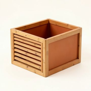 Heath Falls Empty Furniture-Style Litter Enclosure - Terracotta (synthetic illustration; no displayed measurements)
