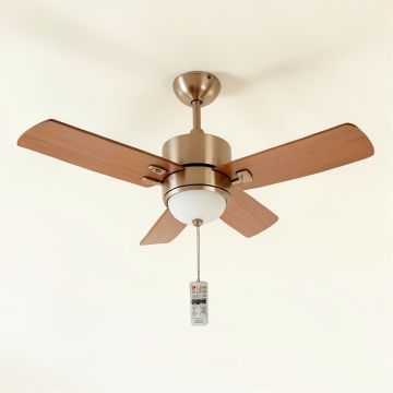 52 '' Everly 5 - Blade Ceiling Fan With Remote Control And Light Kit Included (synthetic illustration; no displayed measurements)