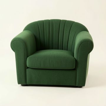 Pine Falls Upholstered Armchair - Green (synthetic illustration; no displayed measurements)