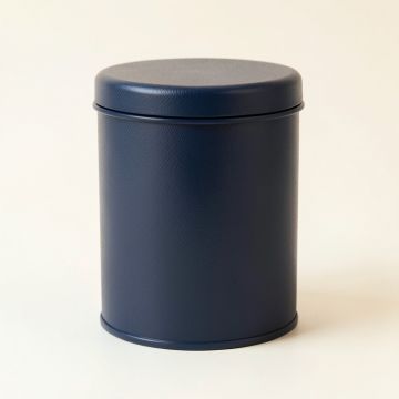 Vale Bend Storage Canister With Lid - Navy (synthetic illustration; no displayed measurements)