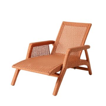 Shore Arc Outdoor Lounge Chair - Terracotta