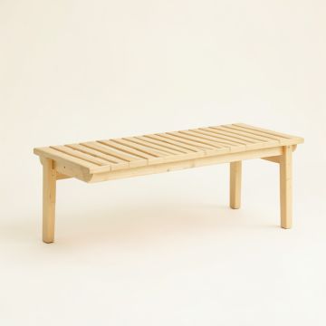 Spruce Crest Indoor Bench - Ivory (synthetic illustration; no displayed measurements)