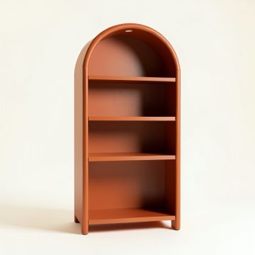 River Falls Freestanding Bookcase - Terracotta (synthetic illustration; no displayed measurements)