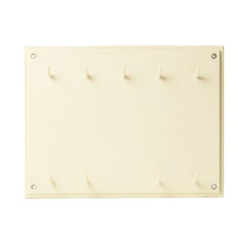 Clay Bridge Empty Wall-Mounted Tool Organizer Panel - Cream