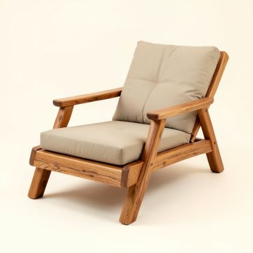 Noor Patio Chair With Cushions (synthetic illustration; no displayed measurements)