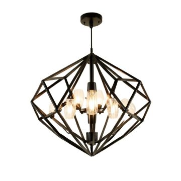 Burkeville 6 - Light Statement Geometric Chandelier