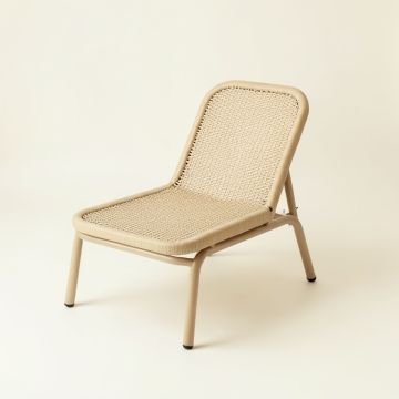 Maple Canyon Outdoor Lounge Chair - Beige (synthetic illustration; no displayed measurements)