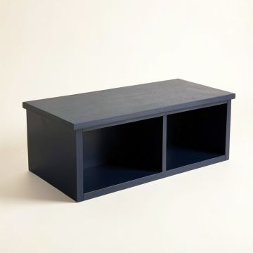 Harbor Crossing Shoe Storage Bench - Navy (synthetic illustration; no displayed measurements)