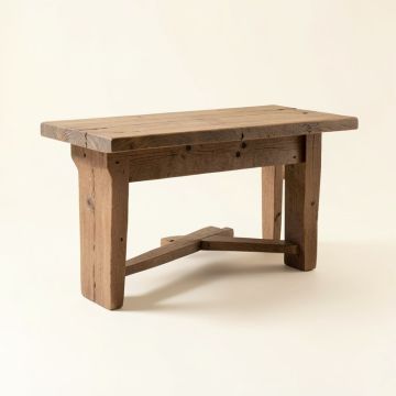 Rustic Elegant Entry Table (synthetic illustration; no displayed measurements)
