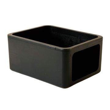Field Bluff Empty Furniture-Style Litter Enclosure - Black