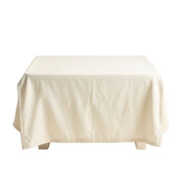 Laurel Edge Flat Bed Sheet - Ivory
