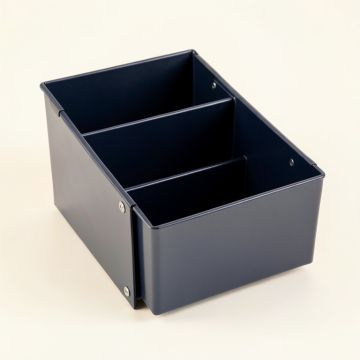 Cliff Bluff Empty Coffee-Station Organizer - Navy (synthetic illustration; no displayed measurements)