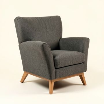Lacombe 25 '' Wide Polyester Wingback Chair (synthetic illustration; no displayed measurements)