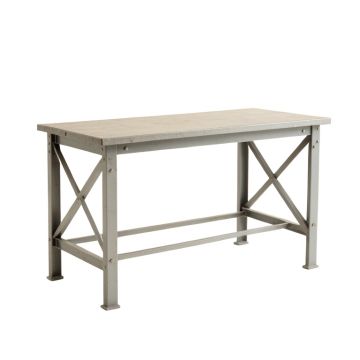 Clay Crest Empty Workshop Workbench - Gray