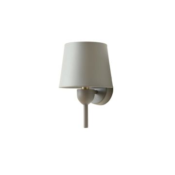 Stone Brook Wall Sconce Mounted On A Plain Wall - Gray (synthetic illustration; no displayed measurements)