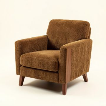 Sarava 29.5 '' Wide Chenille Armchair (synthetic illustration; no displayed measurements)