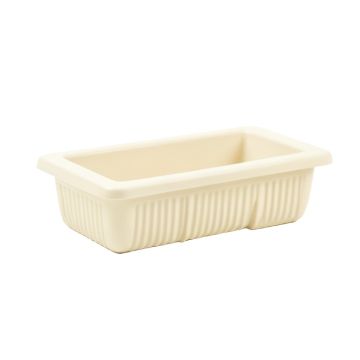 Willow Canyon Empty Railing Planter With Integral Brackets - Ivory