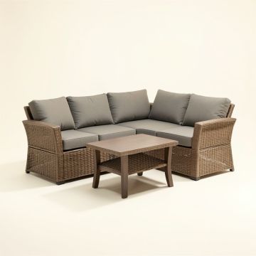 Allistor Outdoor 3 Piece Seating Group With Cushions (synthetic illustration; no displayed measurements)