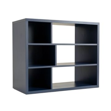 Flint Edge Desktop Shelving Unit - Navy