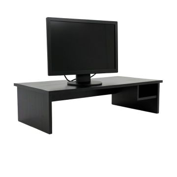 Dawn Fold Desktop Monitor Riser - Black (synthetic illustration; no displayed measurements)