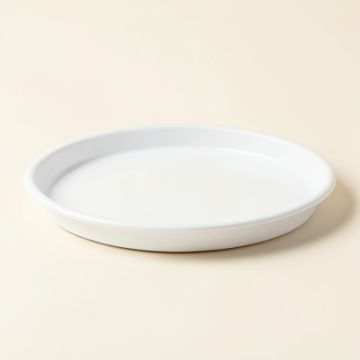 Ridge Bend Serving Tray - White (synthetic illustration; no displayed measurements)