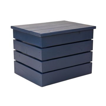 Maple Crest Closed Outdoor Storage Box - Navy