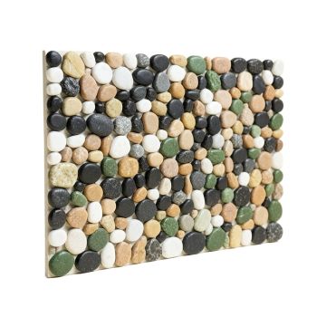 Beveled Natural Stone Pebbles / Rocks Mosaic Wall & Floor Tile