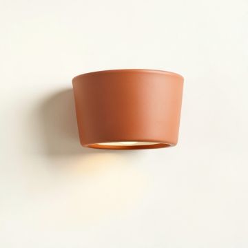 Meadow Branch Wall Sconce Mounted On A Plain Wall - Terracotta (synthetic illustration; no displayed measurements)