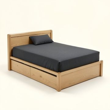 Acravally Twin Platform Bed With Drawers (synthetic illustration; no displayed measurements)