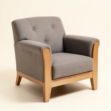 Opry 29 '' Wide Tufted Polyester Armchair (synthetic illustration; no displayed measurements)