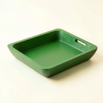 Alder Bend Serving Tray - Green (synthetic illustration; no displayed measurements)