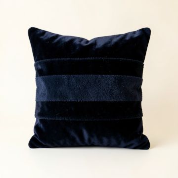 Linden Branch Filled Accent Pillow - Navy (synthetic illustration; no displayed measurements)