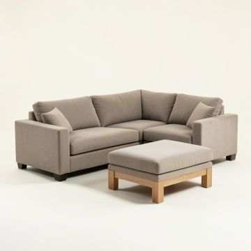 Sena 116 '' Wide Symmetrical Modular Sofa & Chaise With Ottoman (synthetic illustration; no displayed measurements)