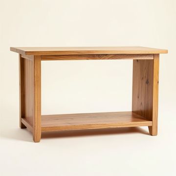 Bockman 30.5 Solid Wood Console Table (synthetic illustration; no displayed measurements)