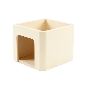 River Bend Empty Furniture-Style Litter Enclosure - Cream